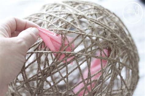 Diy Twine Pendant Light With Faultless Starch