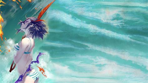 26 Anime Girl Surfing Wallpapers