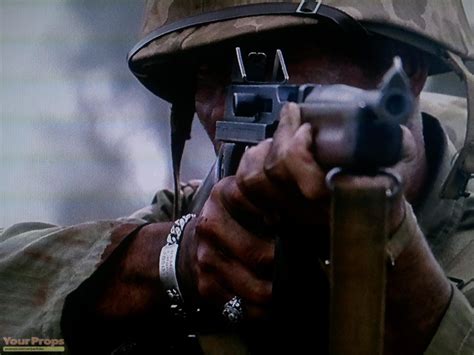 The Pacific Sgt Elmo Gunny Haneys Usmc Bracelet And Usmc Ring Worn