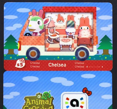 Chelsea Sanrio Series 5 Animal Crossing Amiibo Card Villager Cards