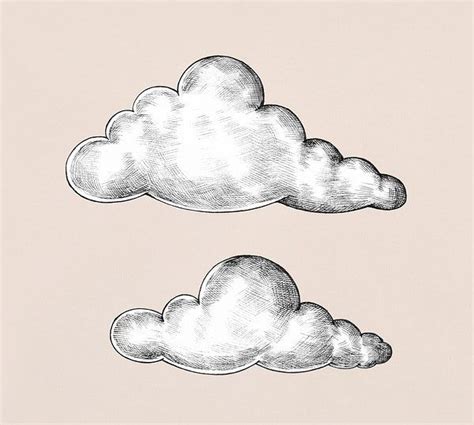 Hand Drawn Clouds Illustration Free Image By Cloud