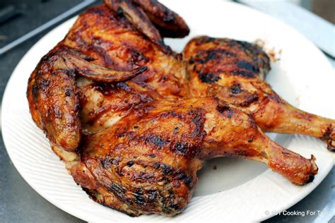 Bbq Grilled Butterflied Whole Chicken Cooking For Two