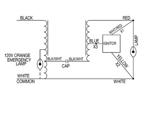 That is simply to give the surge to start it. 1000 Watt Metal Halide Ballast Wiring Diagram
