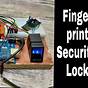 Fingerprint Lock Circuit Diagram