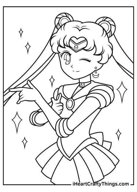 Printable Sailor Moon Coloring Pages Updated 2021