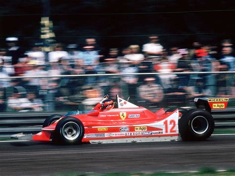 Gilles Villeneuve Ferrari 312 T4 1979 Ferrari Racing Formula 1 Racing
