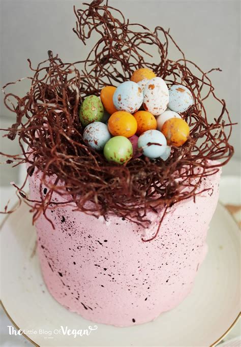 Speckled Easter Cake With Nest Recipe Ft Dedietrich The Little Blog