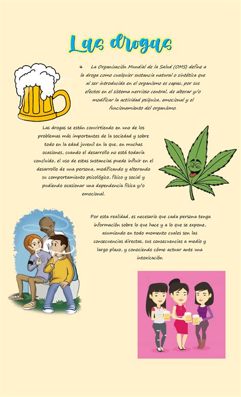 Resumen De Los Tipos De Drogras Como La Marihuana Y El Alcohol