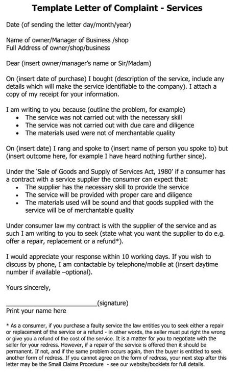Another person related to the. 10+ Complaint Letter Templates - Samples in Word & PDF Format