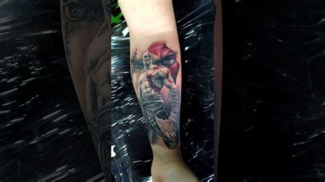 Kratos God Of War Tattoo Feito Por Edson Multarts Youtube