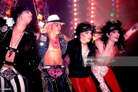 Motley Crue Left To Right Nikki Sixx Vince Neil Mick Mars And