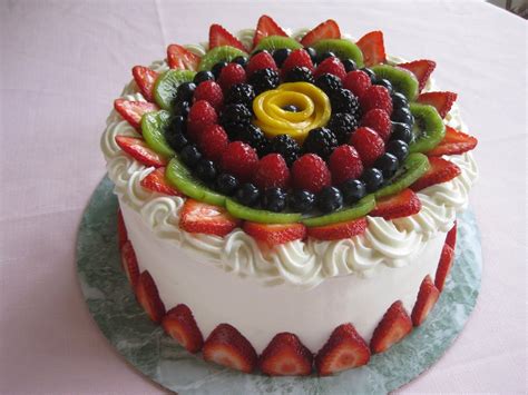 Fresh Fruit Cake Toppers Thec10 Easy Cake Decorating Savoury Cake