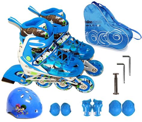 Buy Children Teenagers Inline Ice Skate Shoes Helmet