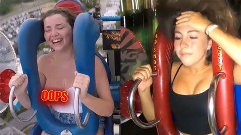 Slingshot Ride Girl Fail Compilation Funny And Shocking Moments 27