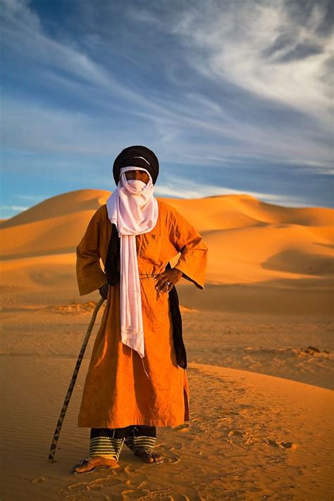 Desert Guy By Yves L Px In Desert People Desert Travel Libya