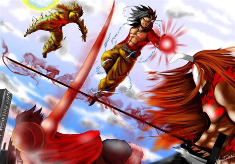 Image Goku Vs Naruto Luffy Ichigo Fcoc Vs Battles Wiki