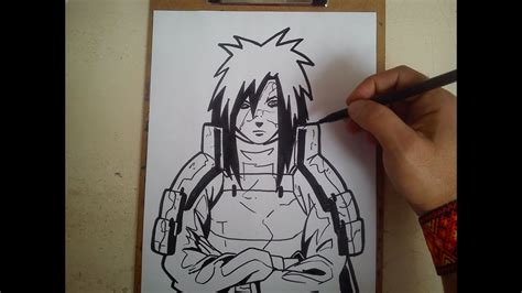 Como Dibujar A Madara Resucitado Naruto How To Draw Madara