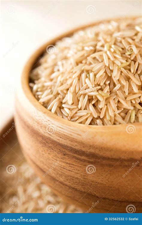 Uncooked Organic Basmati Brown Rice Stock Photography Image 32562532
