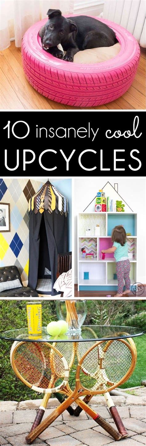 10 Insanely Cool Upcycle Projects | Diy upcycle, Upcycle projects, Upcycled projects