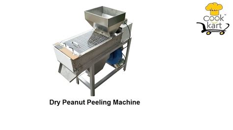 Dry Peanut Peeling Machine Kg Youtube