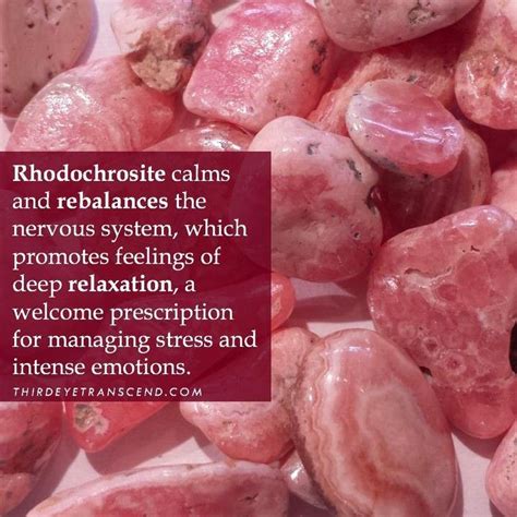 Thirdeyetranscend On Instagram “rhodochrosite Calms And Rebalances