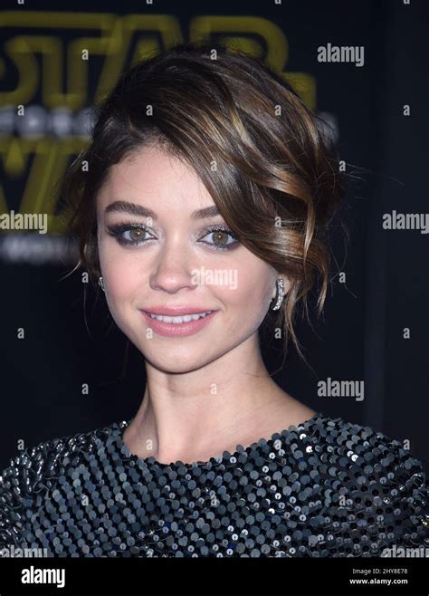 Sarah Hyland Star Wars The Force Awakens World Premiere Held At The