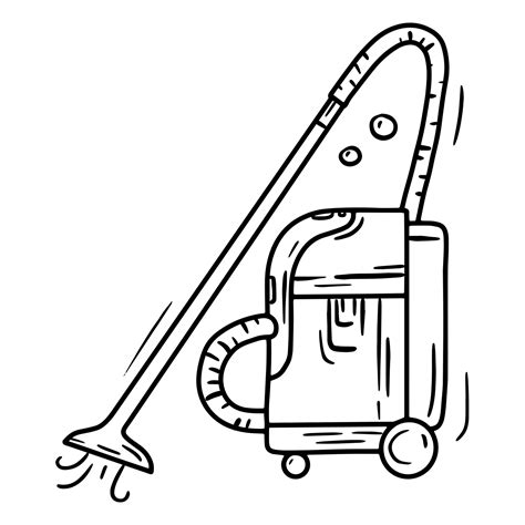 Professional Industrial Vacuum Cleaner Linear Doodle Icon 3238344