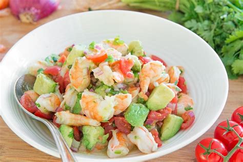 Shrimp Avocado Salad From The Skinnytaste Cookbook