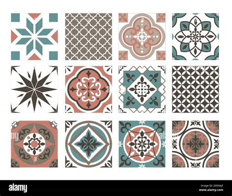 Abstract Tile Pattern Stock Vector Images Alamy