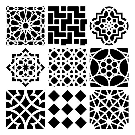 Moroccan Templates 12x12moroccan Templates 12x12 Moroccan Stencil