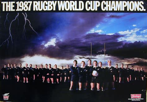 Retrofunk Poster Gallery The 1987 Rugby World Cup Champions