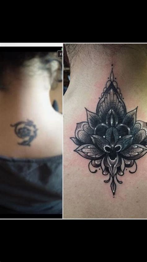 Pin By Monica Bugno On Tats Cover Up Tattoos Neck Tattoo Cover Up