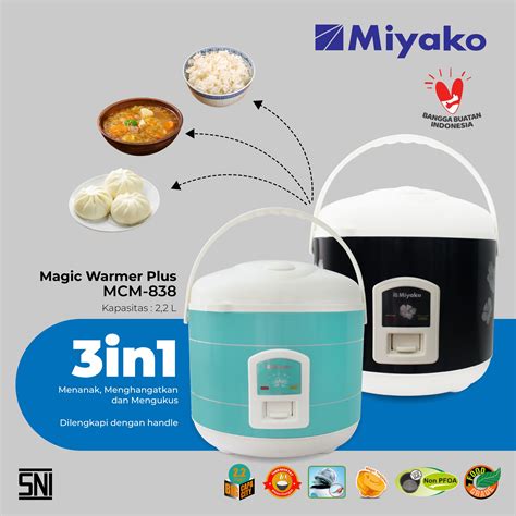 Magic Warmer Plus Miyako MCM-838 - Miyako Indonesia
