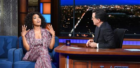 Angela Bassett Appears Jack Johnson Performs On Colbert S Late Show Watch