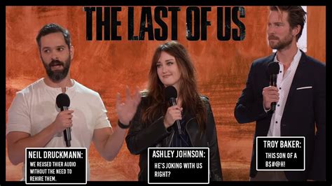 Last Of Us Remake Part 1 Neil Druckmann Did Troy Baker And Ashley