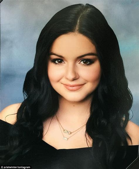 Ariel Winter Shares Her High School Senior Photo On Instagram Daily