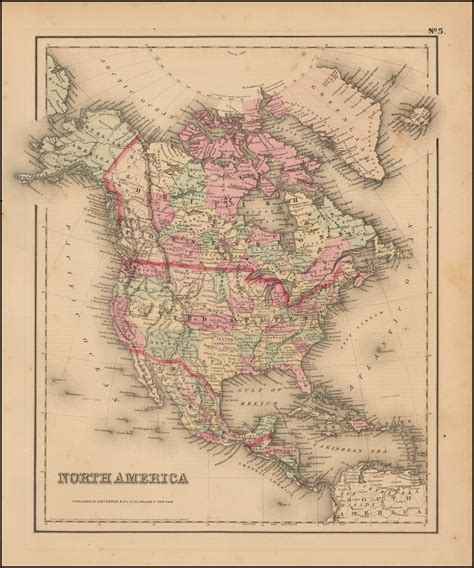 North America Barry Lawrence Ruderman Antique Maps Inc
