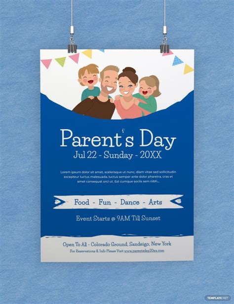 Parents Day Poster Template In Psd Download