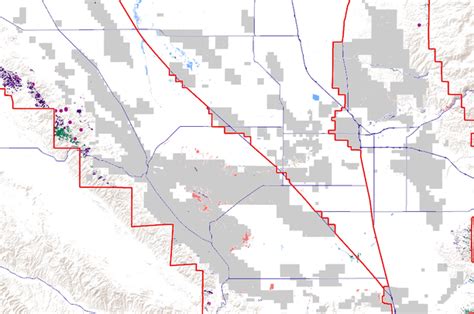 Sensitive Natural Communities And Oil And Gas Fields For The Kern County