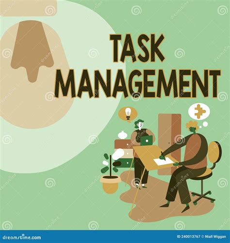 Text Caption Presenting Task Management Business Approach The Process