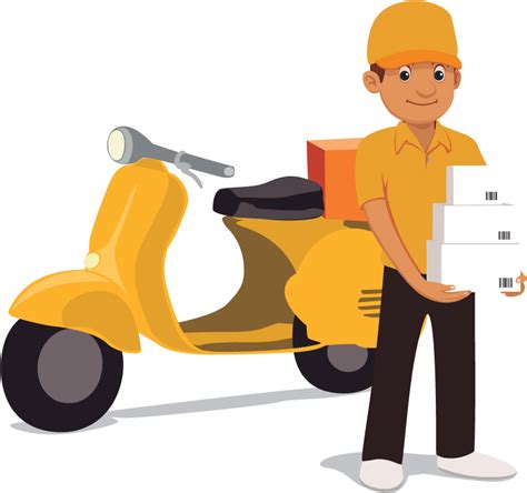 Delivery Boy Vector Png Clipart Full Size Clipart Pinclipart My Xxx Hot Girl