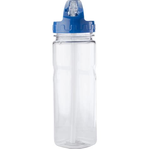 Printed Transparent Water Bottle 550ml Cobalt Blue Sport Bottles