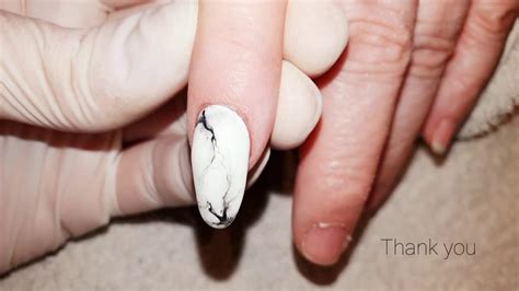 Marble Effect Nail Art Youtube