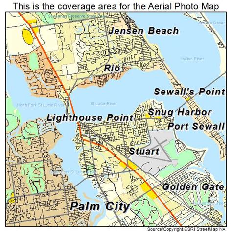 Map Of Stuart Florida Area Wells Printable Map