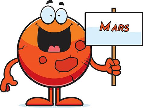 Best Mars Cartoon Clip Art Computer Graphic Illustrations Royalty Free