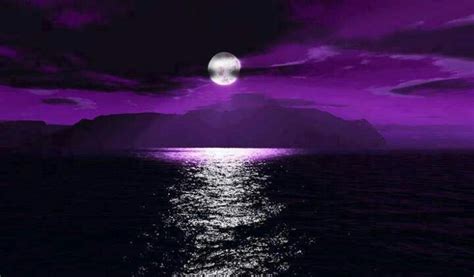 Pin By Duean Narkdee On สีม่วง ชอบ Beautiful Moon Purple Sunset