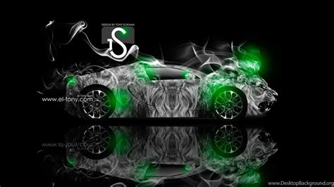 Bugatti Veyron Lion Smoke Power 2013 El Tony Desktop Background
