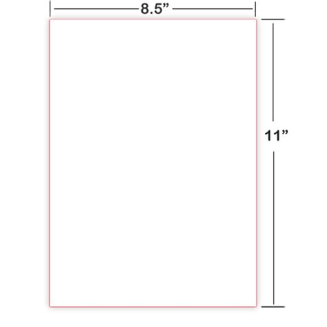 Braille Paper 85x11 Plain Cut Sheet