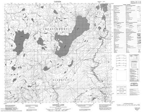 084h07 Legend Lake Topographic Map