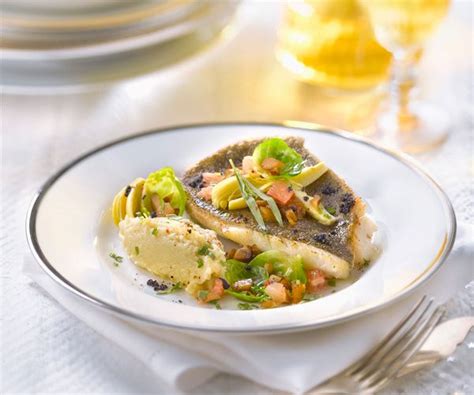 Recette de poisson Filet de saint - pierre à la mousseline d artichaut